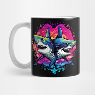 Shark Couple Valentine Mug